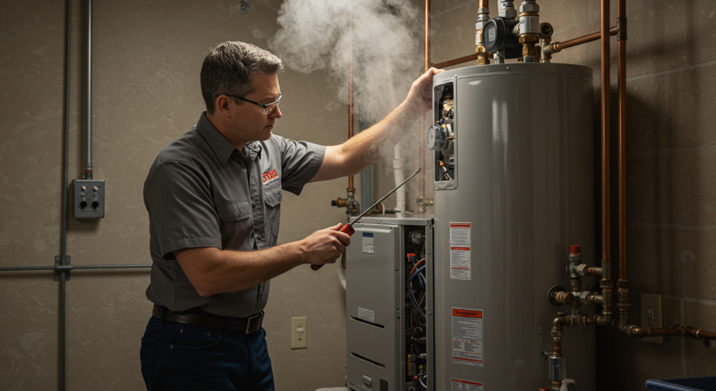 professional water heater service