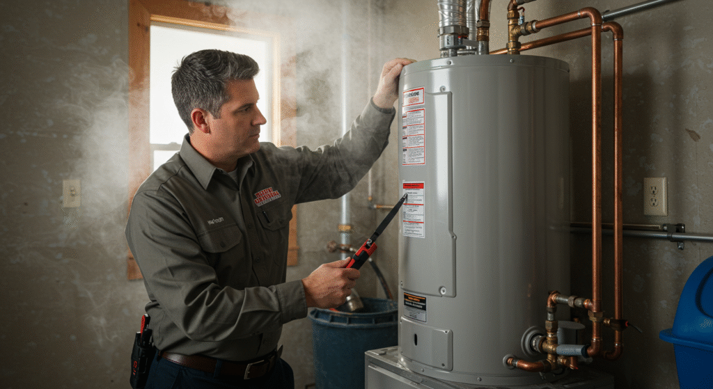 leaking water heater repair